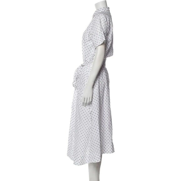 Lisa Marie Fernandez Polka Dot Cotton Midi Shirtdress M - Picture 2 of 6